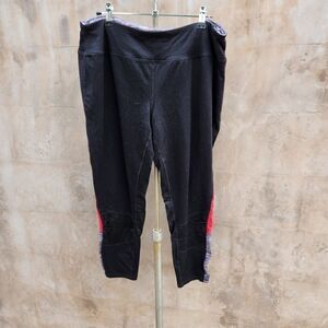 Tangerine plus size slightly cropped leggings